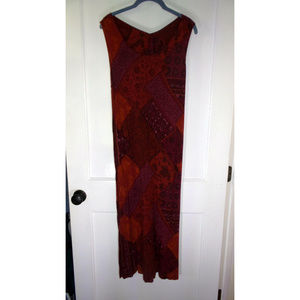 White Stag Red Print Dress XLarge 16/18 NEW